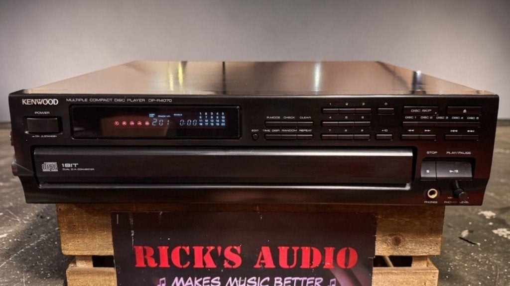 Kenwood DP-R4070 5-CD Wisselaar – Vintage HiFi CD-Speler, Info@ricks--audio.com, Refurbished, Ophalen of Verzenden, MADE IN MALEISIË
