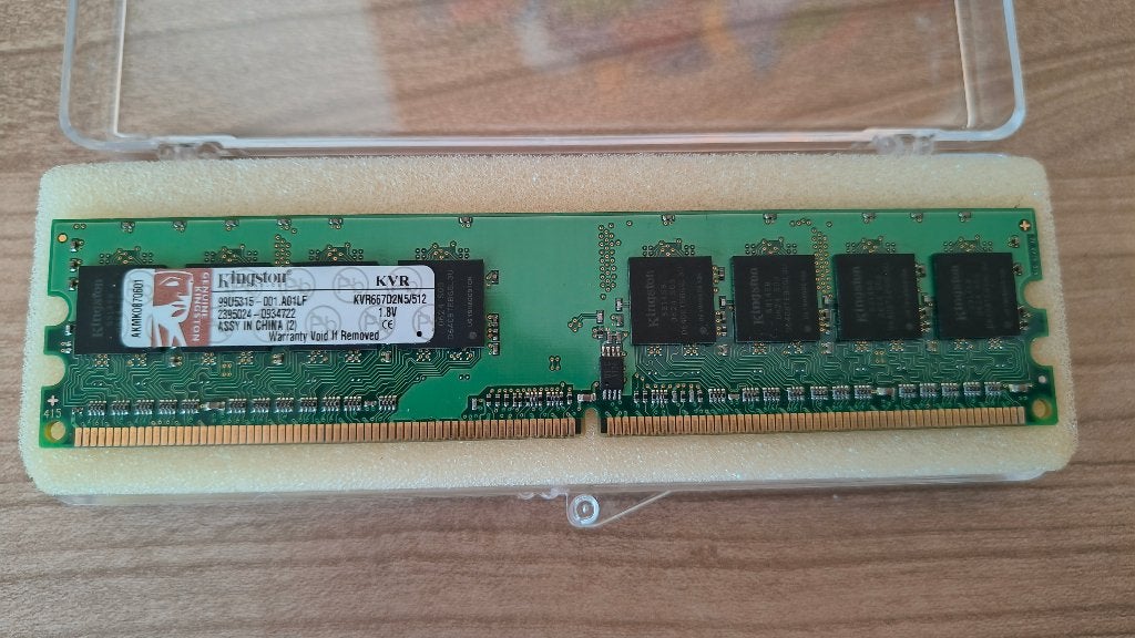 Kingston 512 Mb PC intern geheugen type 775, Computers en Software, RAM geheugen, Ophalen of Verzenden, DDR, Desktop, Gebruikt