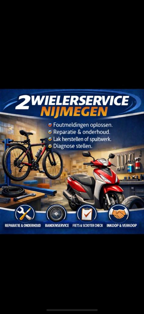 Fietsenservice, Fietsen en Brommers, Elektrische fietsen, Ophalen of Verzenden, Overige merken