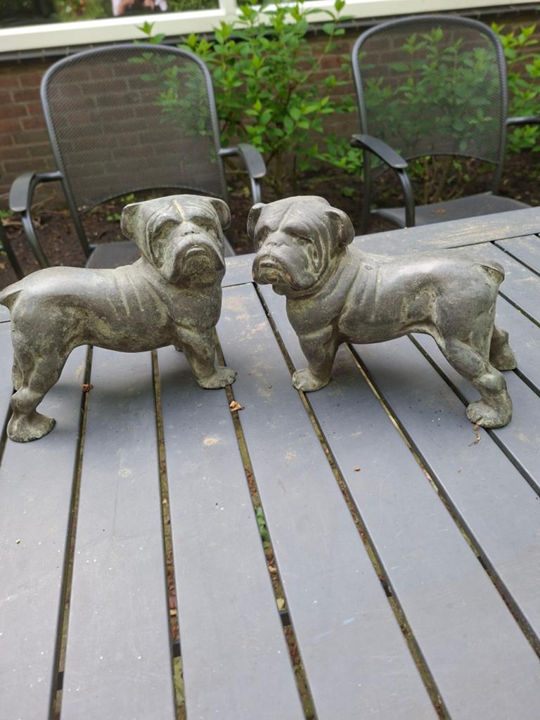 2 zware honden van metaal, Ophalen, Metaal, Overige typen