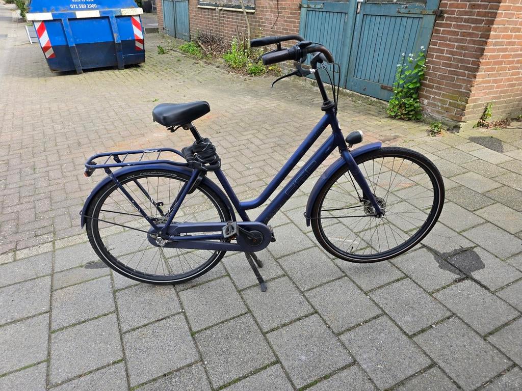 BSP Metropolis Damesfiets - Donkerblauw, Terugtraprem, Ophalen, Overige merken, 53 tot 56 cm