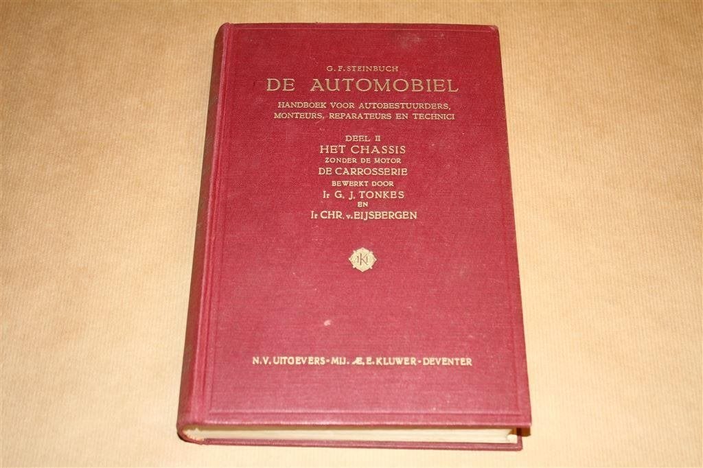 De Automobiel - Deel 2 Chassis Carrosserie - Steinbuch - 194, Ophalen of Verzenden, Gelezen, Algemeen