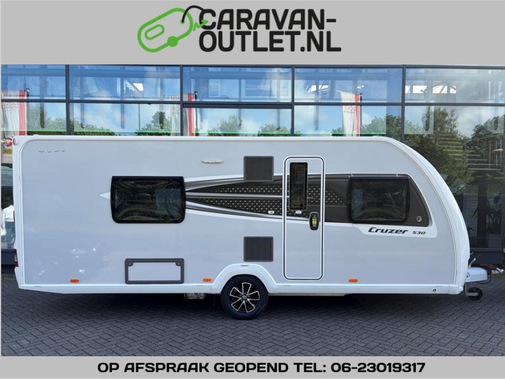 Sprite Cruzer 530 SR | MEENEEMPRIJS!, Caravans en Kamperen, Standaardzit, Bedrijf, Oven, 5 tot 6 meter