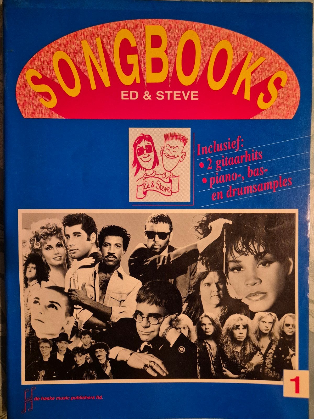 Songbooks Ed & Steve - Populaire Gitaar/Piano Hits, Gebruikt, Drums of Percussie, Ophalen of Verzenden, Thema