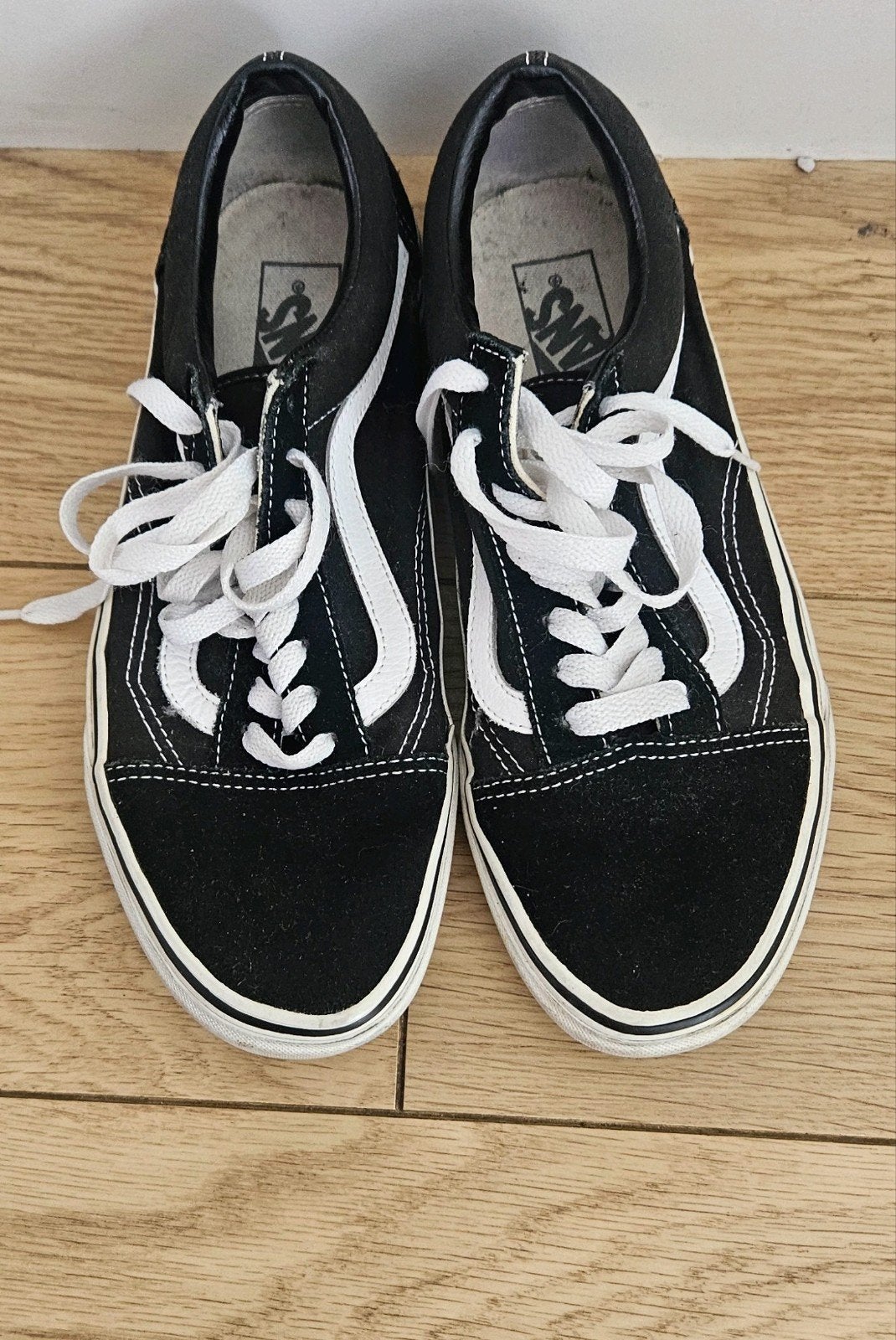 Vans zwarte schoenen maat 40.5, Zwart, Ophalen of Verzenden, Zo goed als nieuw, Vans