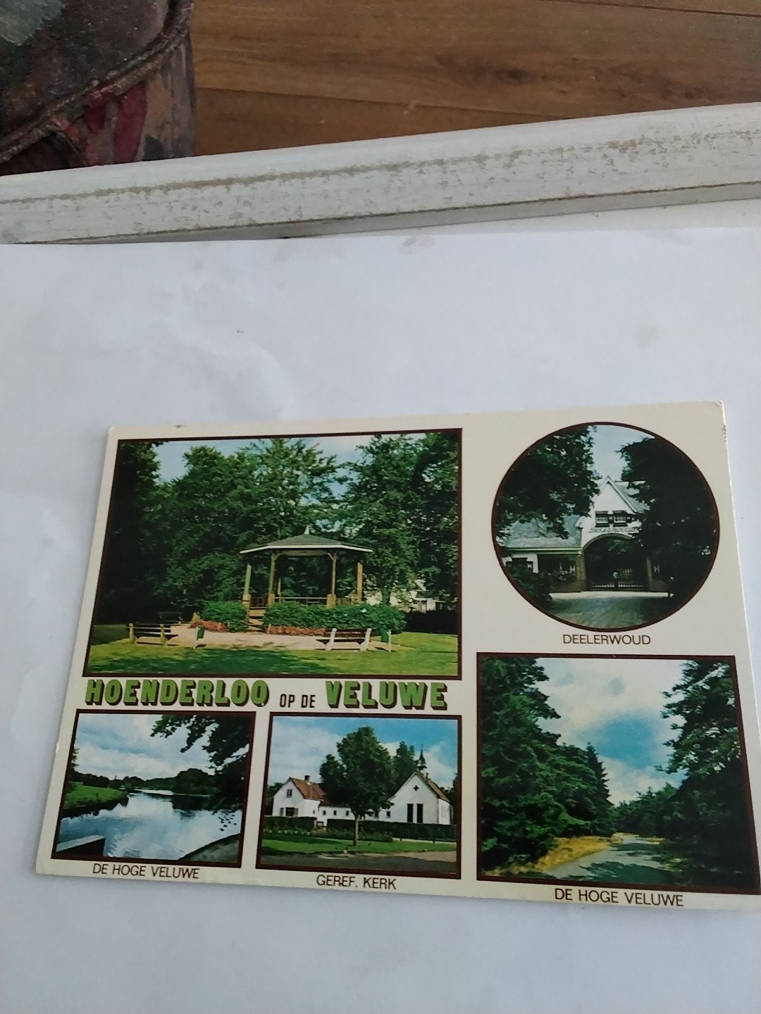 Oude ansichtkaart Hoenderloo op de Veluwe (Gelopen), Ophalen of Verzenden, 1960 tot 1980, Gelopen, Gelderland