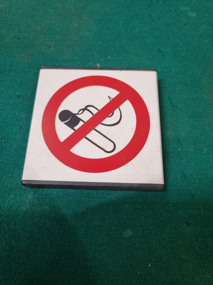bord rookersverbod aluminium, Ophalen of Verzenden, 'T Olde Gre-j, Info@toldegrej.nl, Endepoelstraat 20f Didam