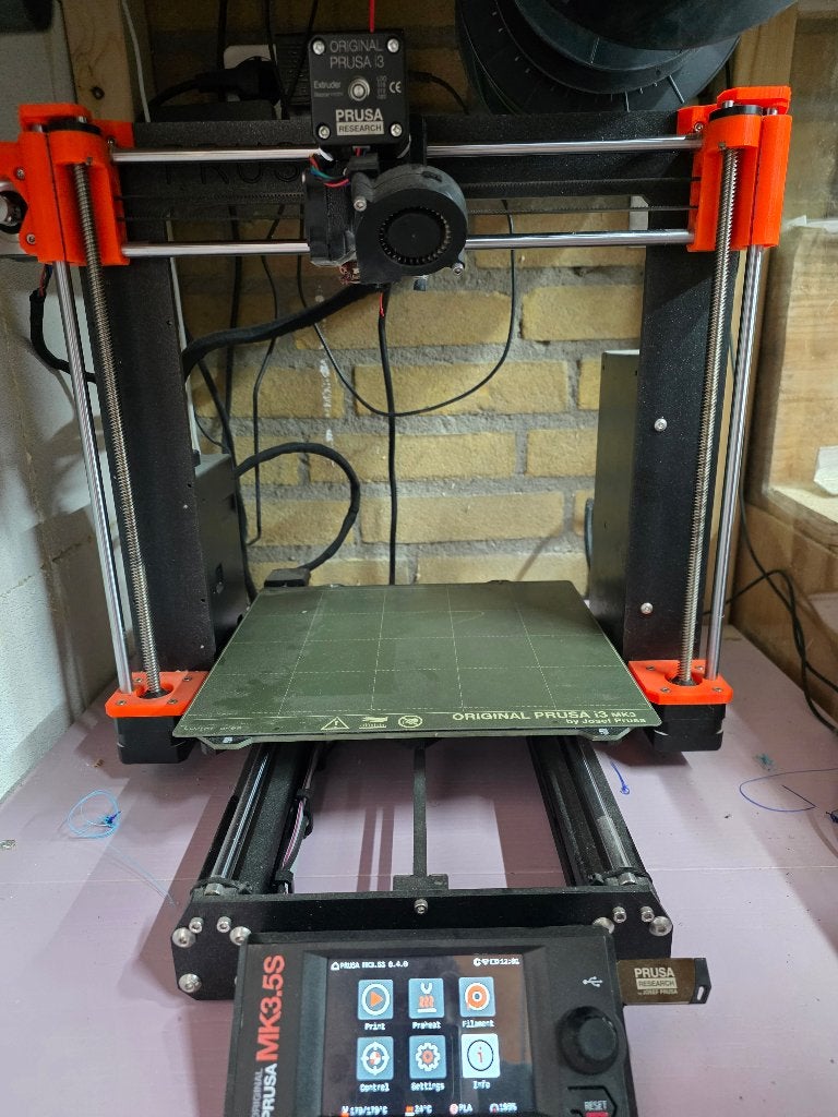 Prusa i3 MKS3.5 – Uitstekende staat – Betrouwbaar werkpaard, Computers en Software, Ingebouwde Wi-Fi, Zo goed als nieuw, Filament