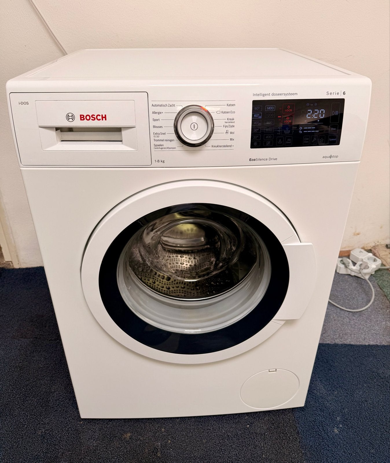 Bosch Serie 6 i-DOS Wasmachine - 8 kg - Zo goed als nieuw, Bosch, 6 tot 8 kg, Www.bosch.com, Germany