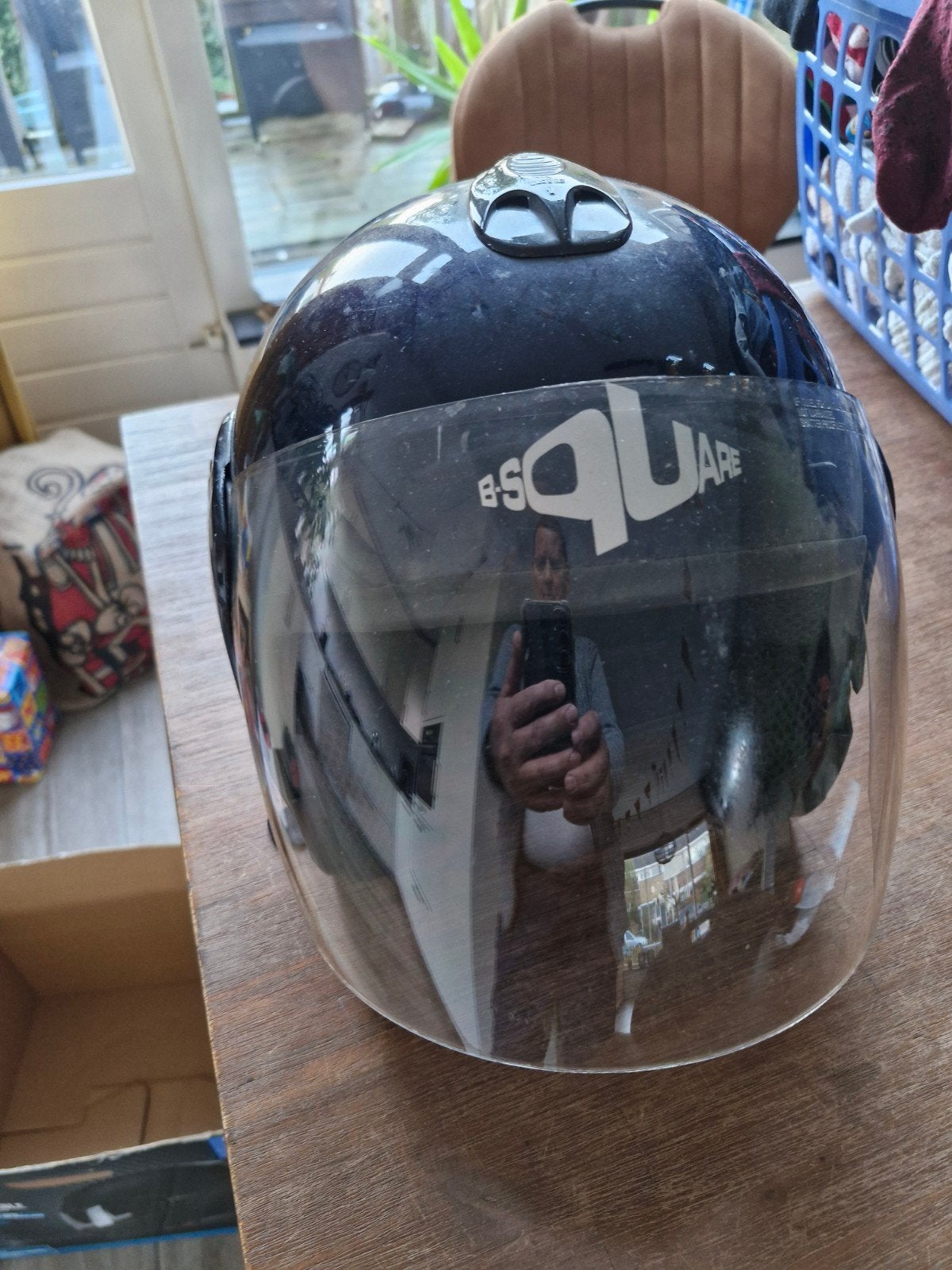 B-Square Scooterhelm - Maat L (59-60), Ophalen, Gebruikt, Large, B-Square