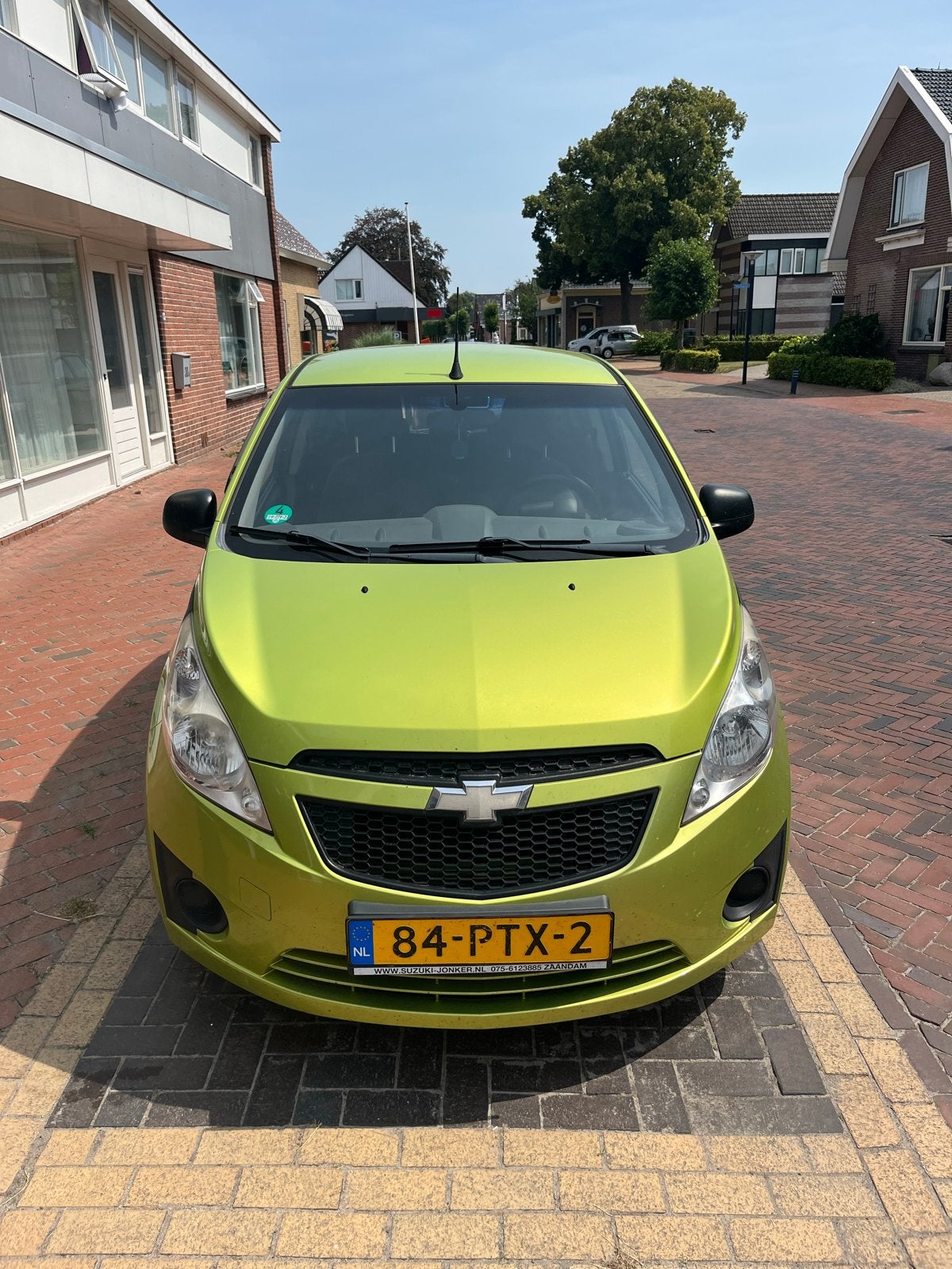 Chevrolet Spark 1.0 Bifuel 2011 Groen, Auto's, Chevrolet, Spark, Benzine, B, Hatchback, Handgeschakeld, Origineel Nederlands, Groen
