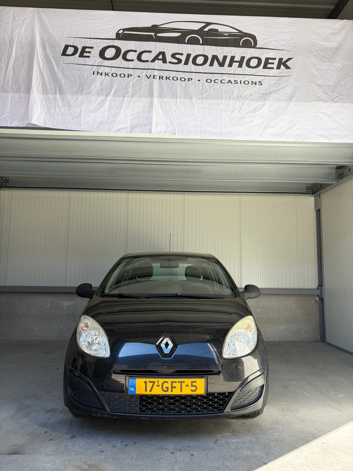 Renault Twingo 1.1 2008 Zwart, Auto's, Voorwielaandrijving, 4 cilinders, Origineel Nederlands, Bedrijf