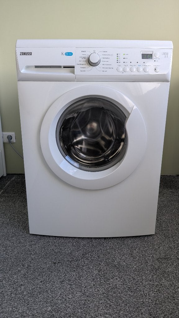 Zanussi Lindo 100 wasmachine – 7 kg - Inclusief schakelaar, Ophalen, Gebruikt, Minder dan 85 cm, Energieklasse A of zuiniger