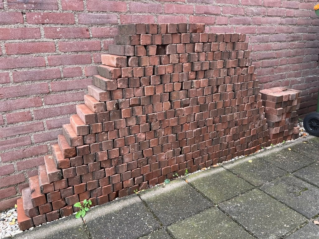 Waaltjes 3,5 m2, Tuin en Terras, Tegels en Klinkers, Ophalen, Overige materialen, Gebruikt, Klinkers