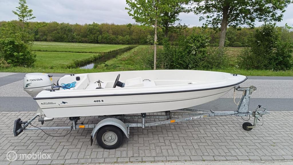 Lami 405R Consoleboot + Honda 8 PK 4-takt + Pega trailer, Tot 10 pk, Lami, Lami, Lami