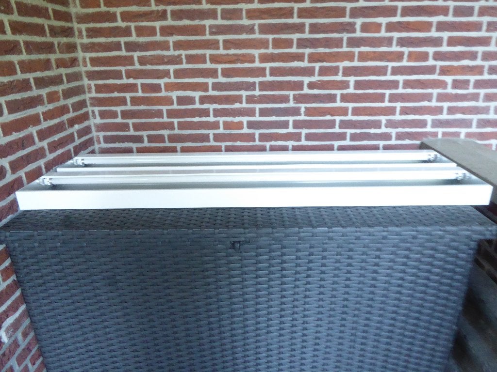 Opbouw armatuur | 1x58w | v.v. asymetrische spiegel | zgan, Ophalen, G13 (TL), Zo goed als nieuw, Plafondlamp