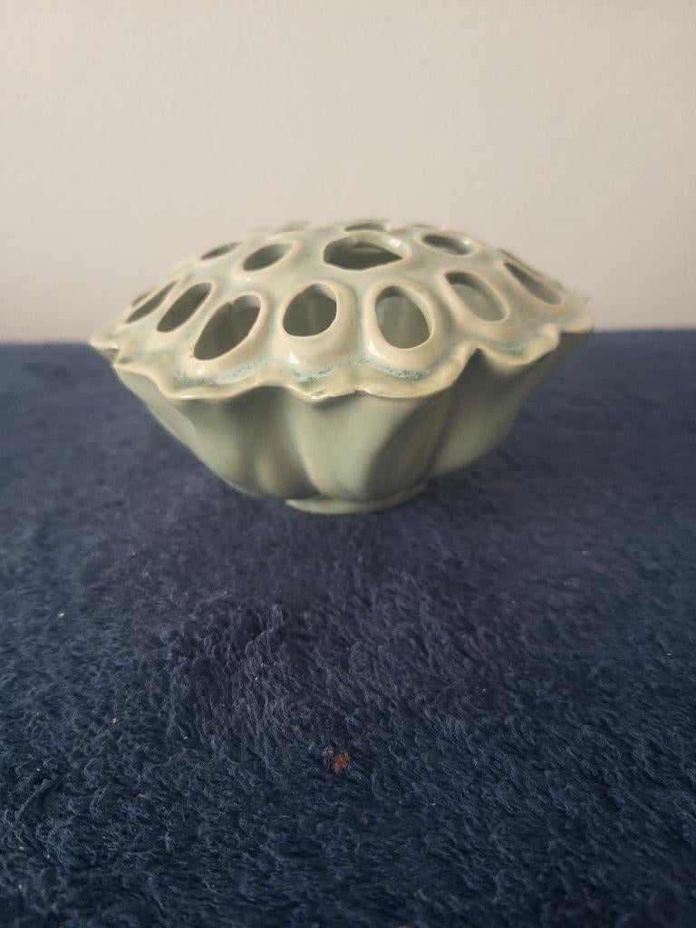 keramiek Des Pots lotus vaasje voor diverse snijbloemen, Overige materialen, Overige kleuren, Verzenden, Zo goed als nieuw