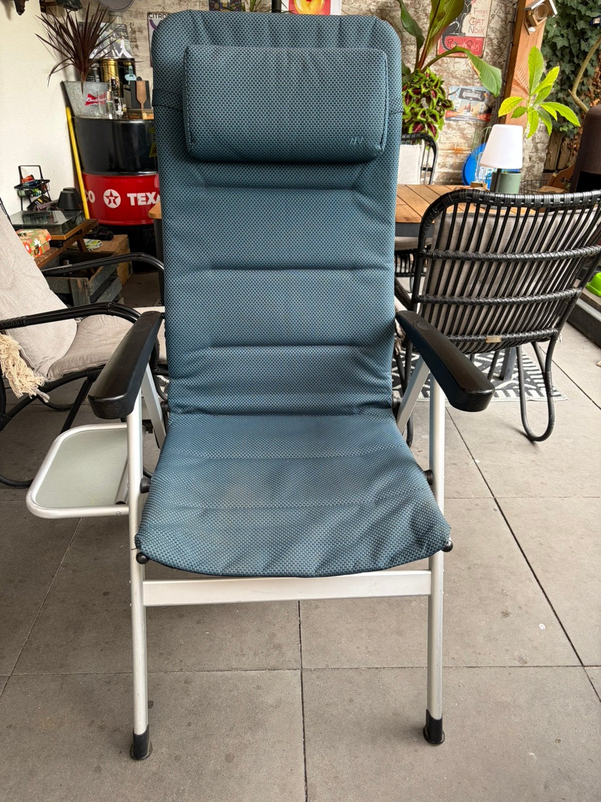Set van 2 Human nature campingstoel met zijtafel, Ophalen, Zo goed als nieuw, Campingstoel