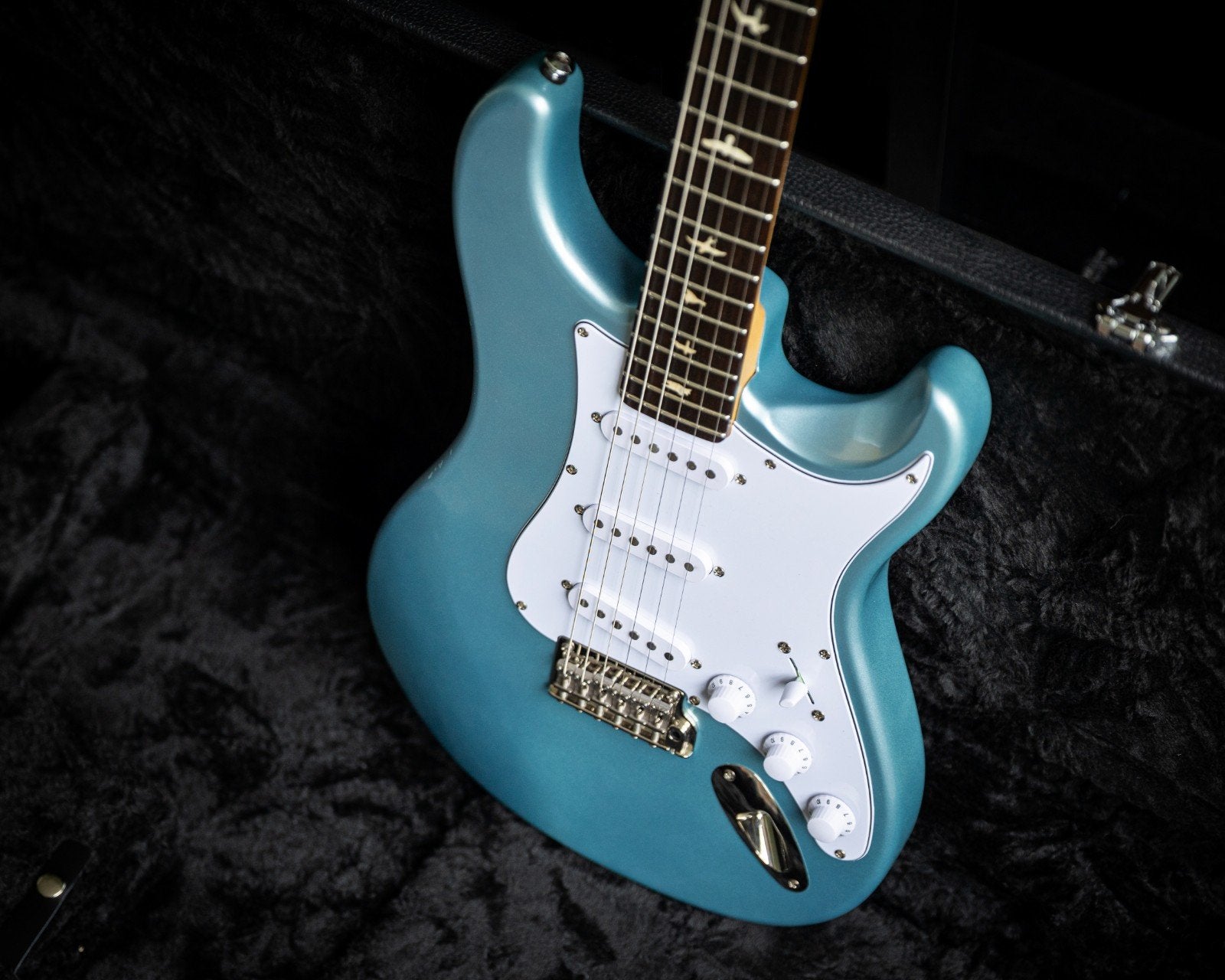 PRS Silver Sky SE "Kauffmann Custom" Nitro - Ice Blue Metali, Muziek en Instrumenten, Ophalen of Verzenden, Zo goed als nieuw
