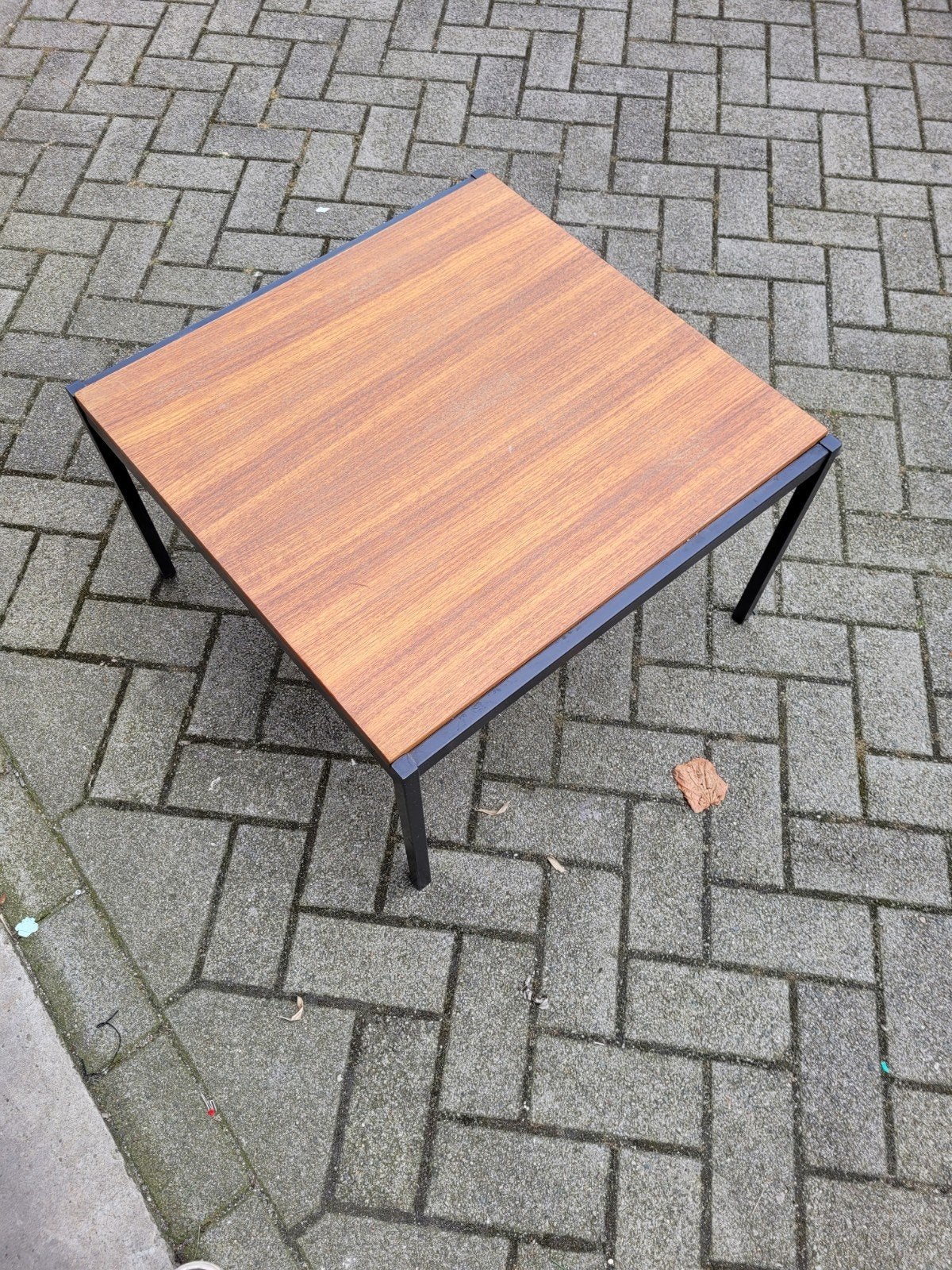 jaren 60 tafel, Huis en Inrichting, Ophalen, 50 tot 100 cm, Vierkant, 50 tot 100 cm