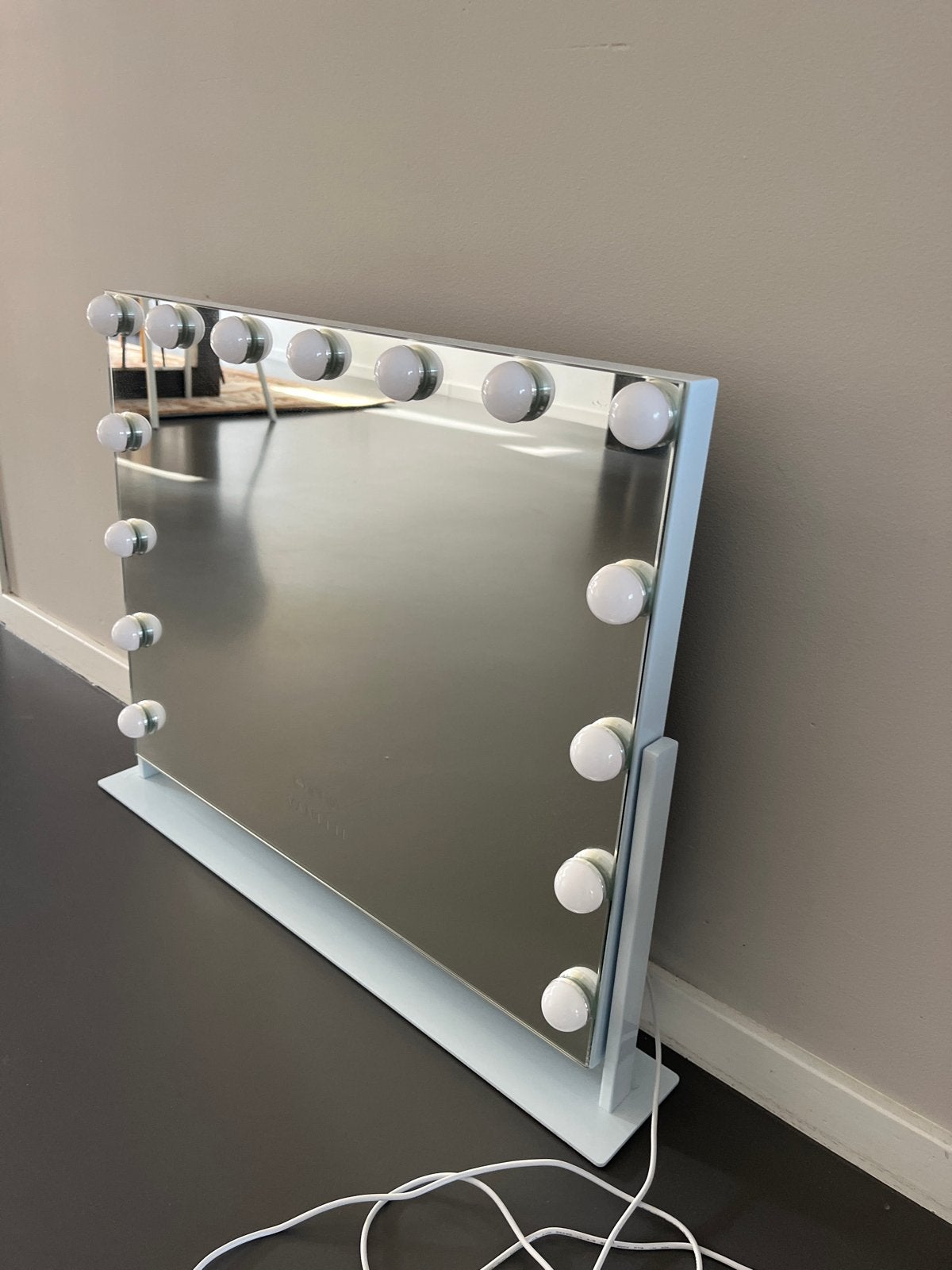 Make-up spiegel met verlichting - Hollywood stijl, Ophalen, Gebruikt, 75 tot 100 cm, Minder dan 100 cm