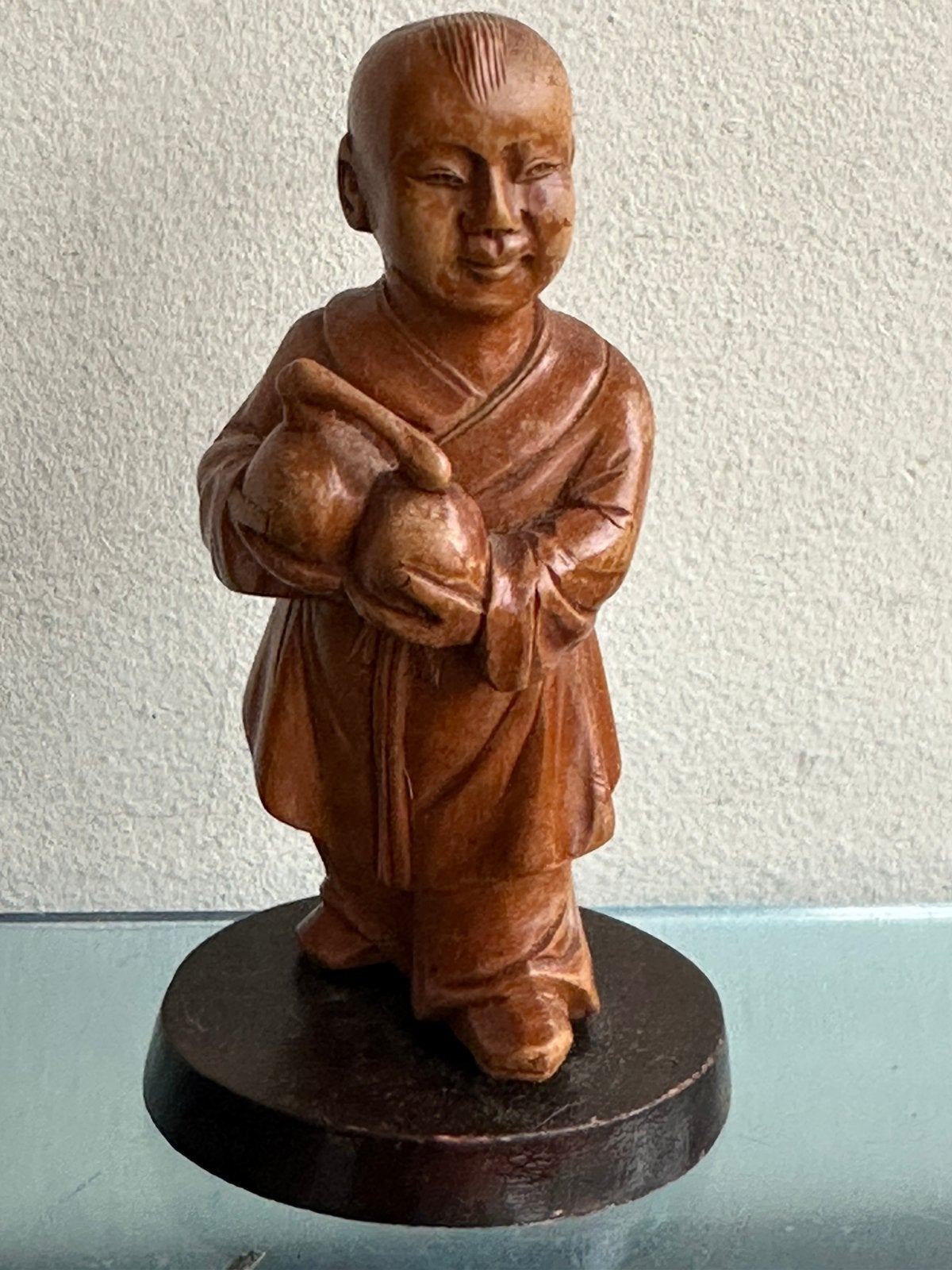 nr 2 Republiek Chinese Boxwood  beeldje 9.5 cm, Ophalen of Verzenden