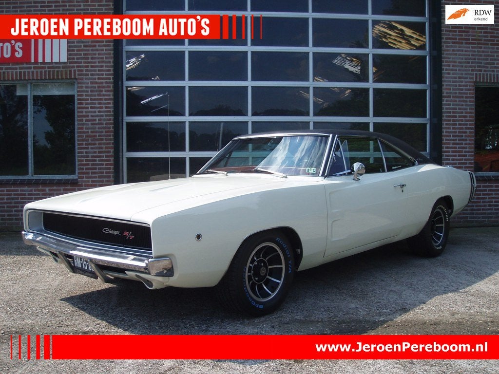 Dodge Charger Big Block Automaat NL-Kenteken. Vector velgen., Auto's, Dodge, Achterwielaandrijving, Gebruikt, Wit, 7000 cc