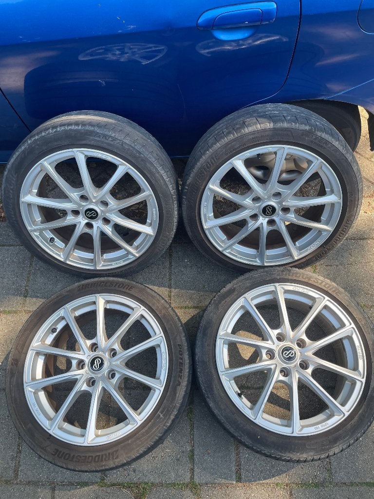 Enkei SC50 5x114.3 7,5J ET35, Ophalen, Velg(en), 17 inch, Personenwagen