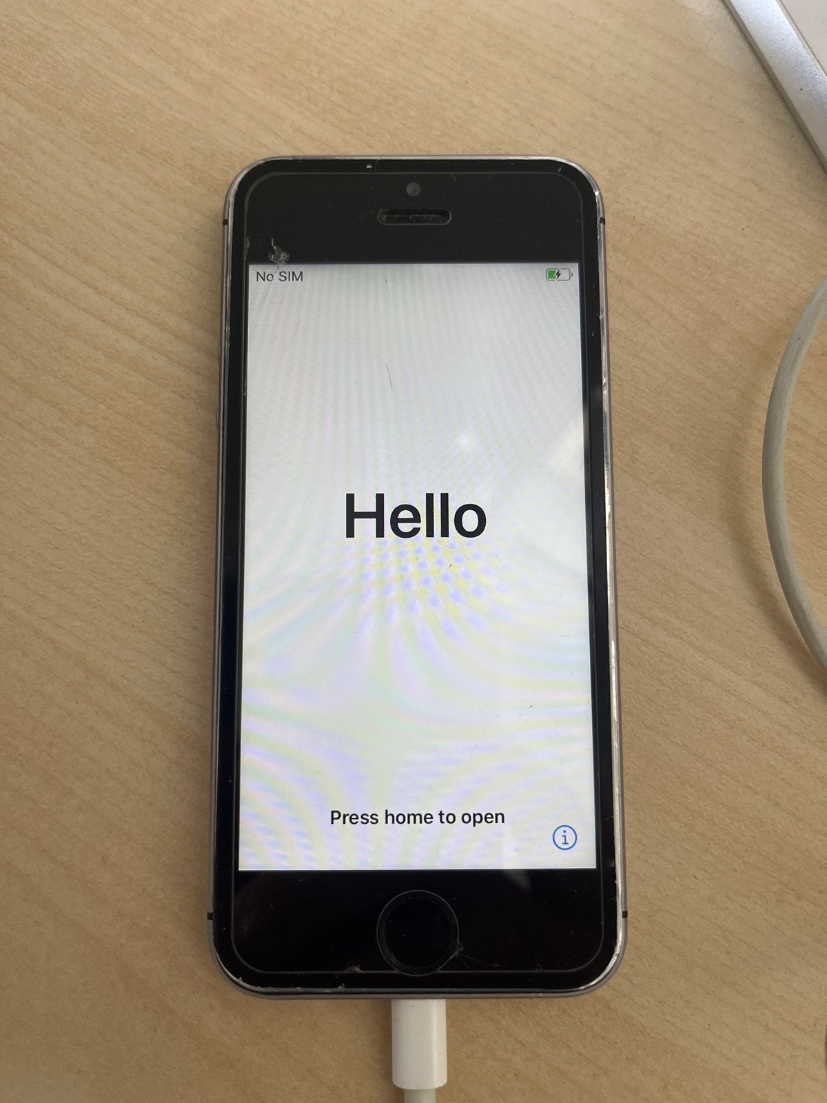 iPhone SE (2016) - start op. Werkt nog., Telecommunicatie, Mobiele telefoons | Apple iPhone, Gebruikt, 16 GB, IPhone SE (2016)