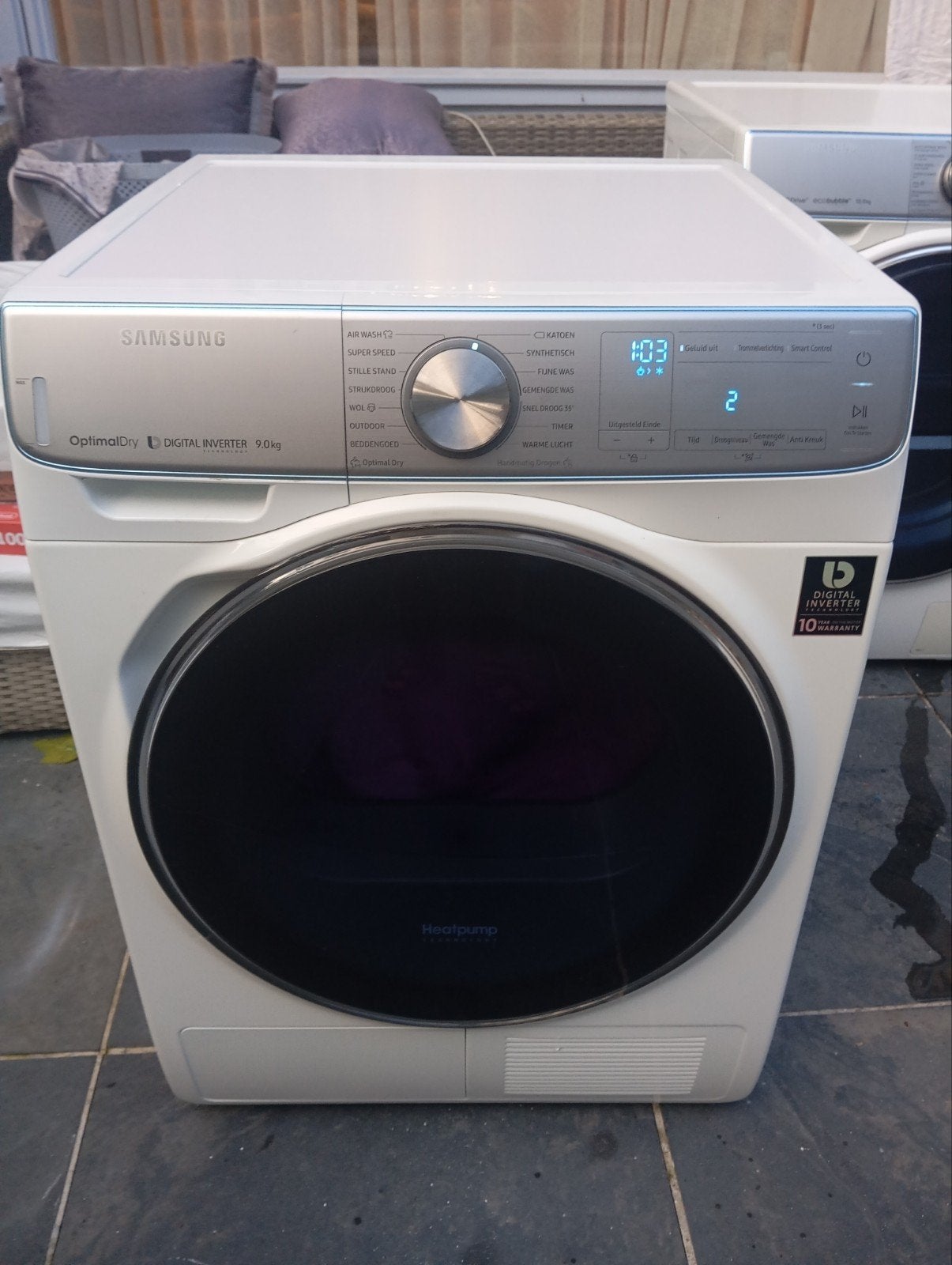 Samsung OptimalDry Digital Inverter 9.0 kg Warmtepompdroger