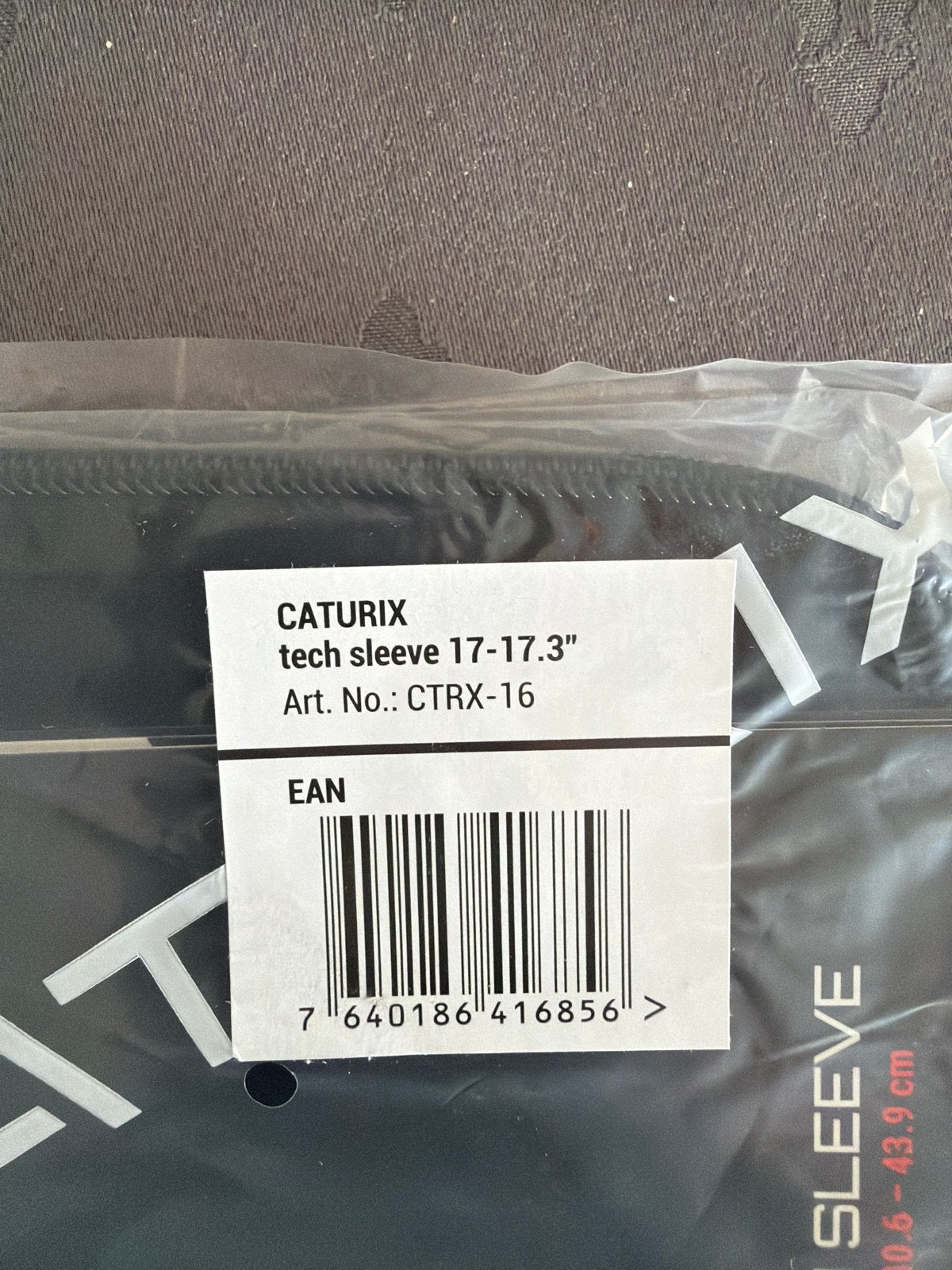 Caturix Tech Sleeve 17-17.3 inch Laptophoes Nieuw, Ophalen of Verzenden, 17 inch of meer, Nieuw