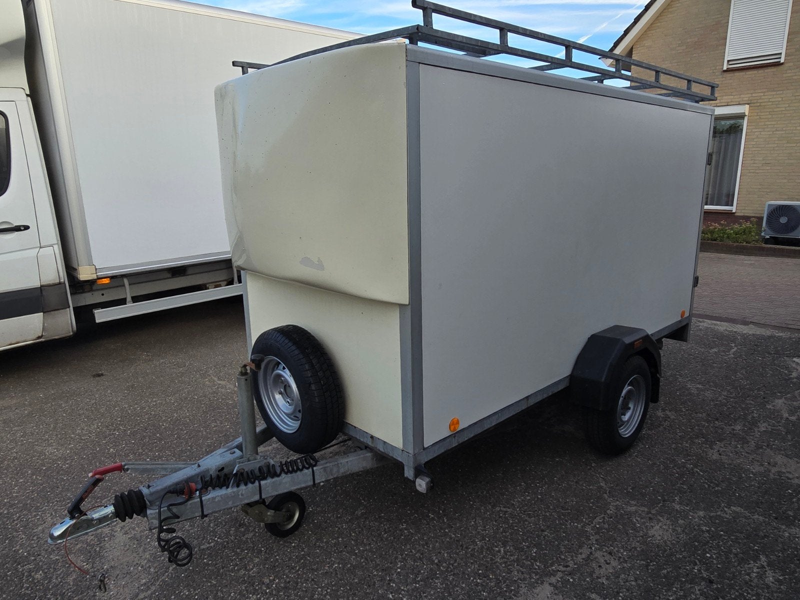 Anssems gesloten aanhanger. Met imperial. 3.00 x 1.30 x 155, Ophalen, Overige typen, Minder dan 2 meter