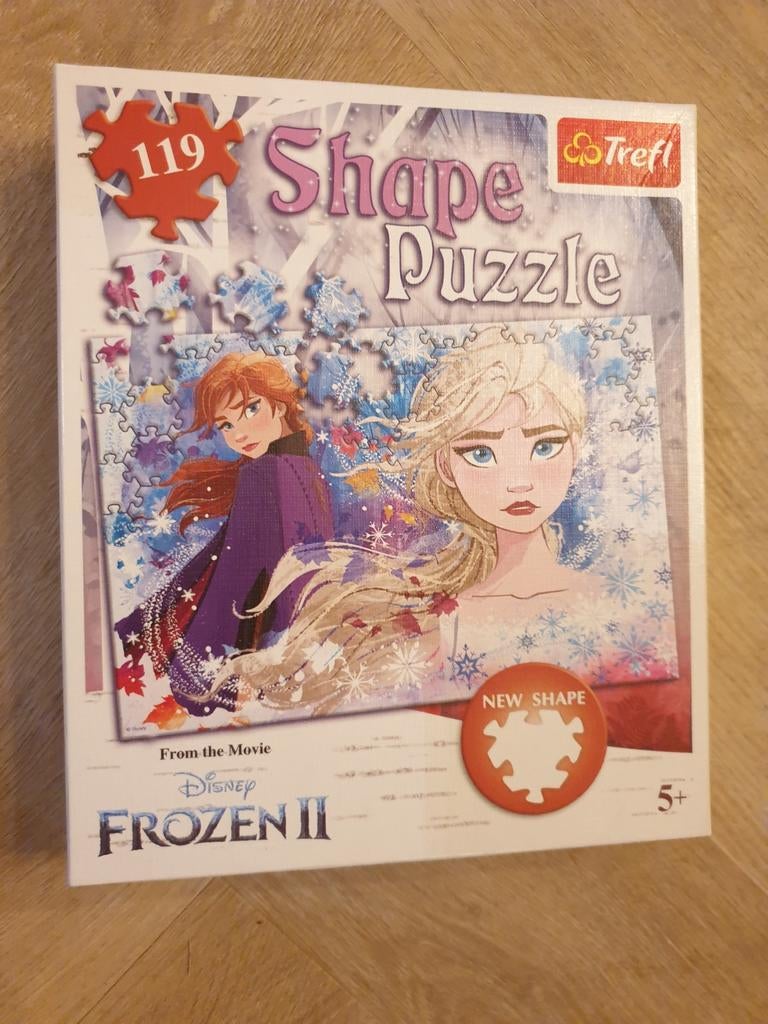 Frozen 2 Shape Puzzel Trefl 119 stukjes, Ophalen of Verzenden, Meer dan 50 stukjes, Gebruikt, 6 jaar of ouder