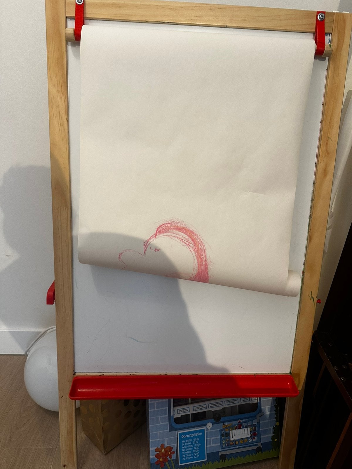 Ikea schoolbord, Ophalen, Gebruikt