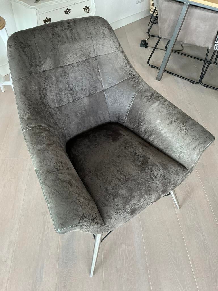 Henders en Hazel Fauteuil stof aluminium frame, Ophalen, Gebruikt, 75 tot 100 cm, 75 tot 100 cm