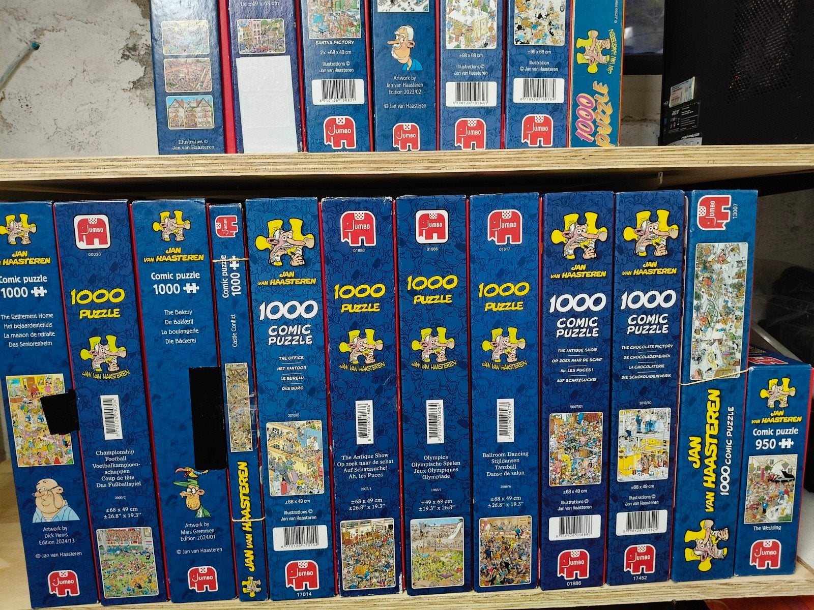 Jan van Haasteren puzzels, Ophalen, Zo goed als nieuw