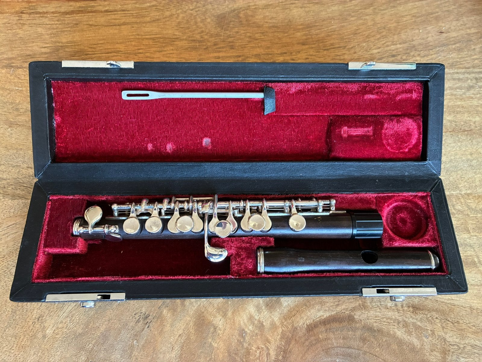 Houten piccolo Yamaha YPC-62, Ophalen of Verzenden, Gebruikt, Piccolo, Met koffer of tas