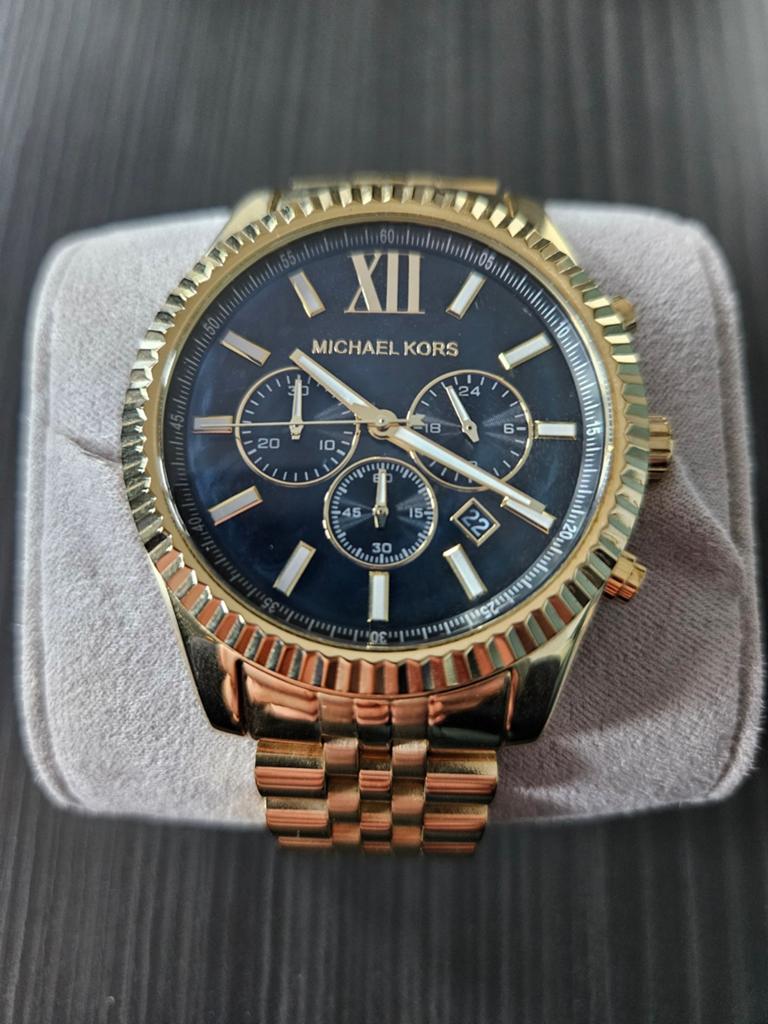 Michael Kors Horloge MK8286 - ALS NIEUW, Sieraden, Tassen en Uiterlijk, Horloges | Heren, Overige merken, Staal, Staal, Polshorloge