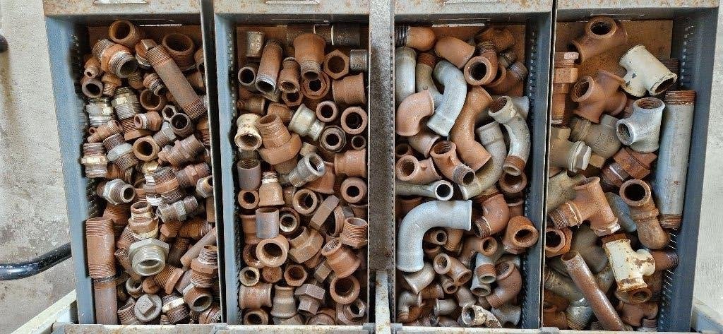 Stalen fittingen bochten verlopen T-stukken, Ophalen, Gebruikt, Overige typen, Minder dan 60 cm