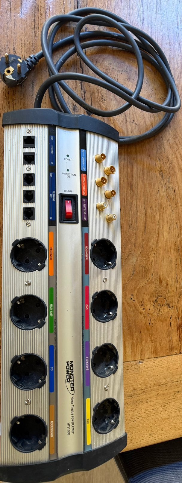 Monster HTS1000 netfilter en overspanningsbeveiliging, Ophalen, Gebruikt, Apparatuur
