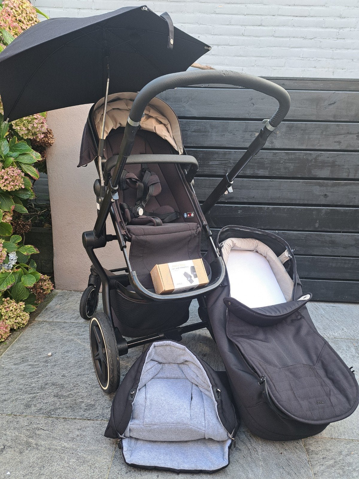 Joolz Day 3 Kinderwagen zwart, Ophalen, Zo goed als nieuw, Overige merken, Voetenzak