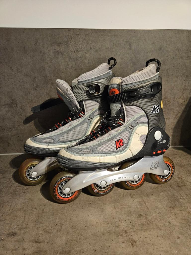 K2 skates met beschermers, Sport en Fitness, Skeelers, K2, Gebruikt, Kinderen, Ophalen of Verzenden
