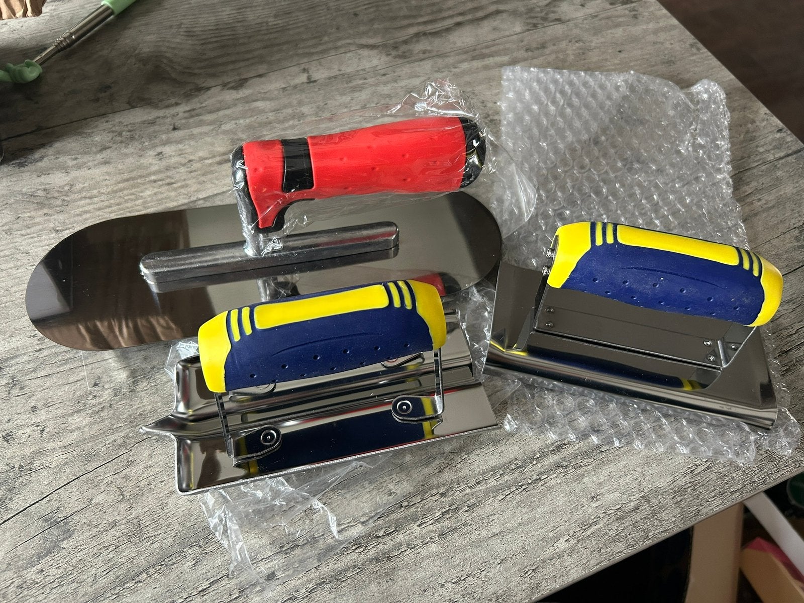 Set van 3 RVS Troffels voor Stucwerk/Metselwerk, Ophalen of Verzenden, Nieuw