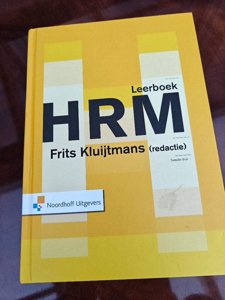 Leerboek HRM, Zo goed als nieuw, Noordhoff Uitgevers, Beta, HBO