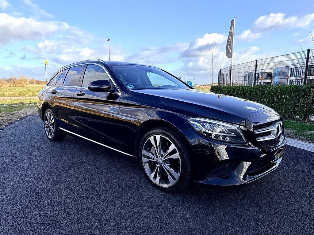 Mercedes-Benz C-klasse Estate 300e Avantgarde 9-T Hybride, Auto's, Mercedes-Benz, Stof, Gebruikt, Zwart, Zwart
