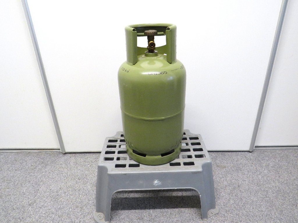 Groene camping gasfles - 5 kg - nog 70 % vol., Ophalen, Zo goed als nieuw