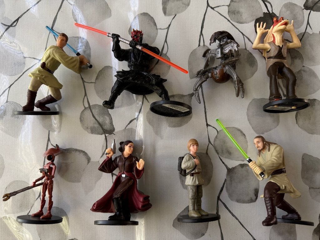Set van 8 Star Wars Episode I (TPM) 3 inch actiefiguren, Verzamelen, Ophalen of Verzenden, Zo goed als nieuw, Actiefiguurtje