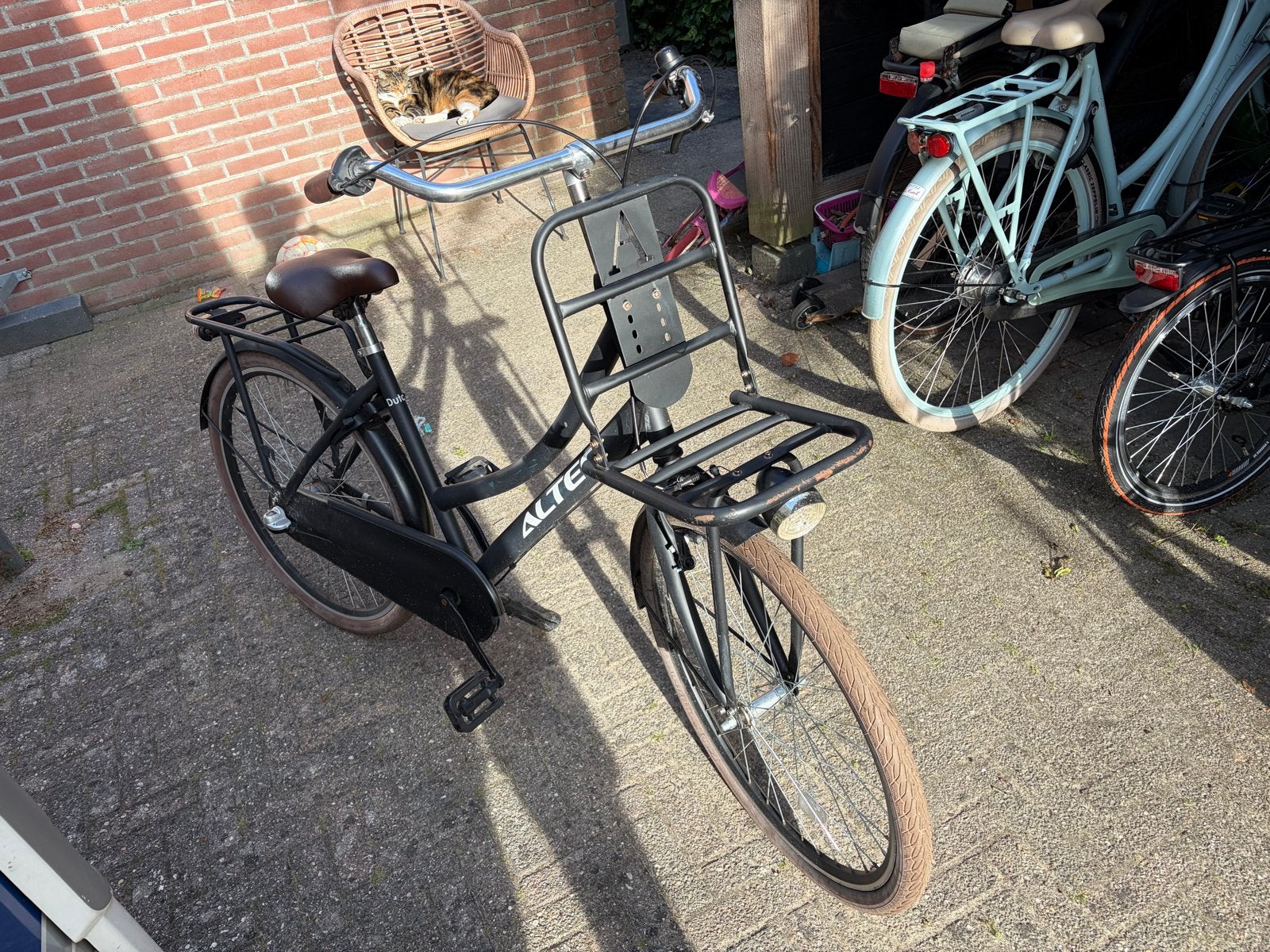 Altec 26 inch Meidenfiets - Stevige Transportfiets, Gebruikt, Velgrem, Handrem, Ophalen