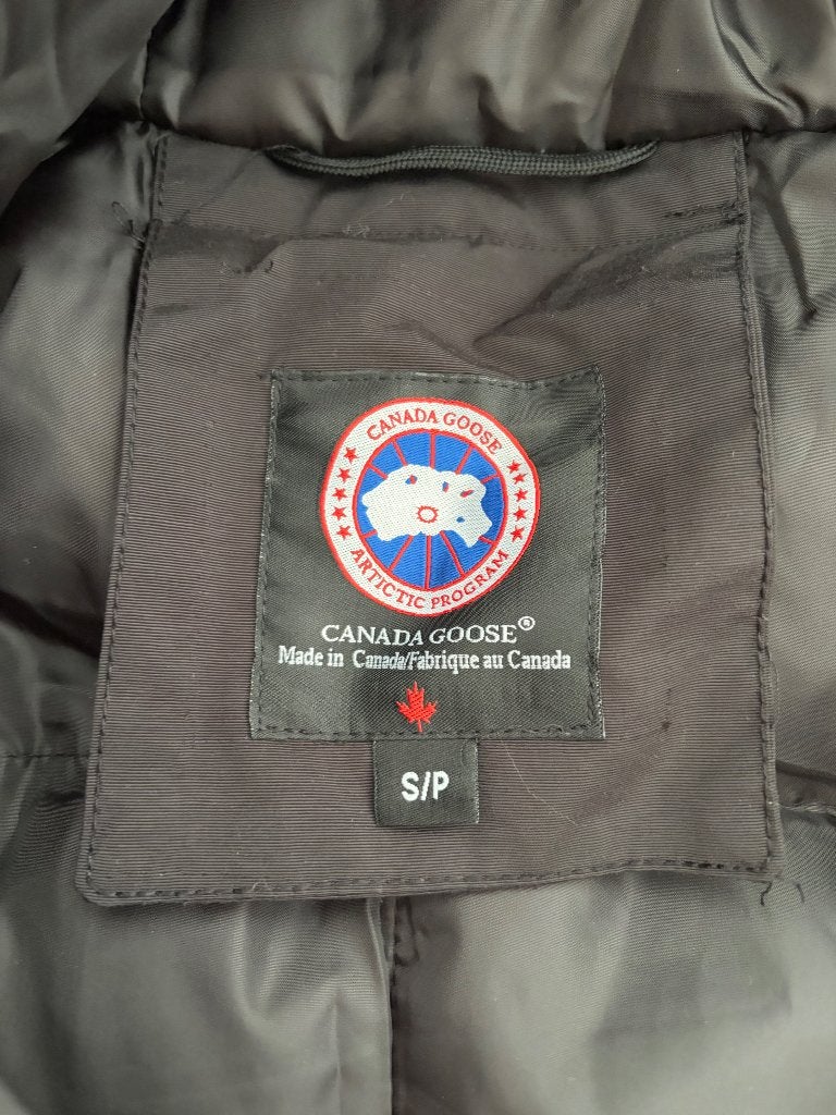 Winter jas Canada Goose maat S/M, Ophalen, Zwart, Nieuw, Stone Island