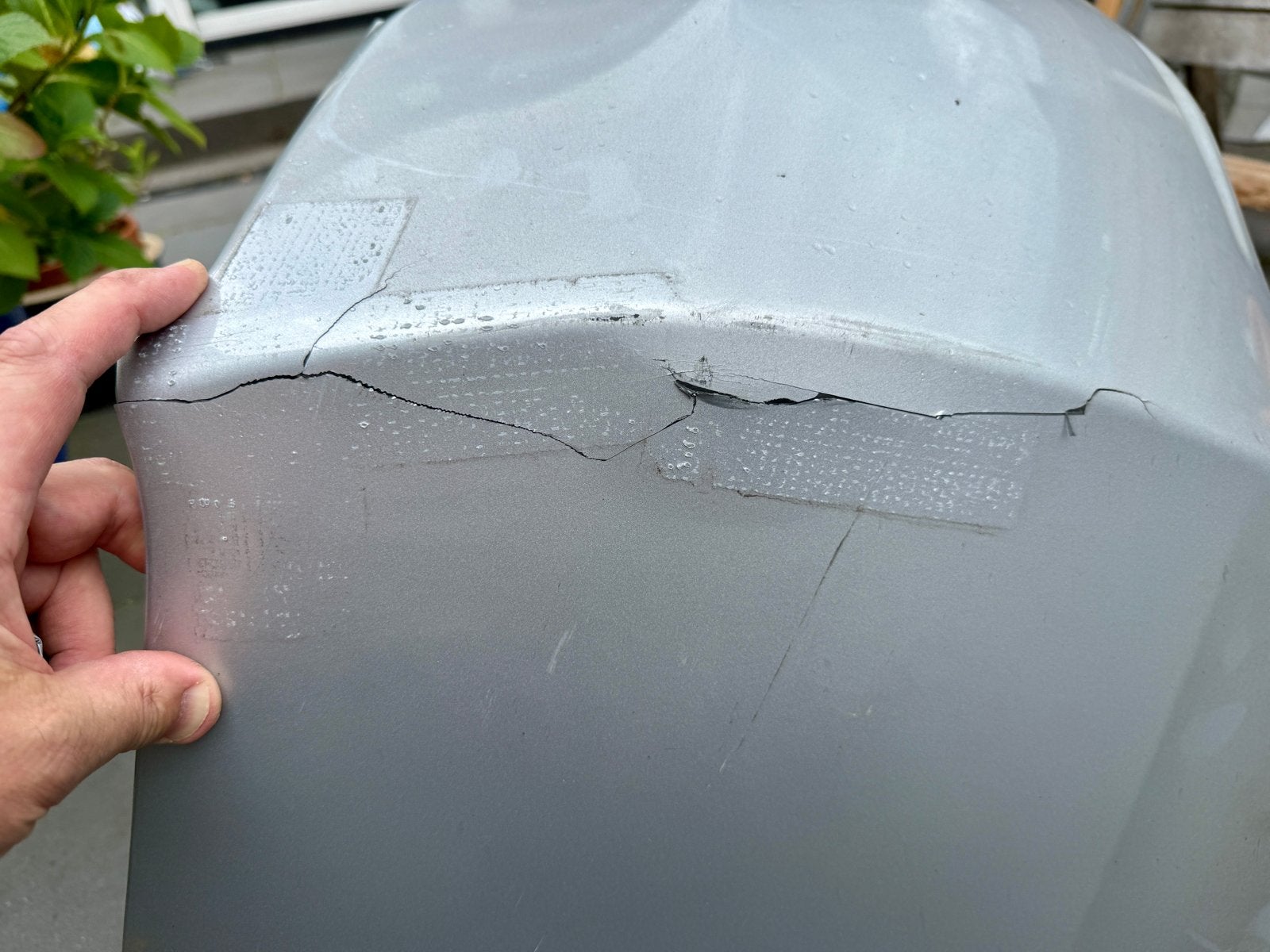 Toyota Prius 6-2008/6-2016 Gebruikte Bumper, schade, Gebruikt, Ophalen of Verzenden, Toyota, Achter